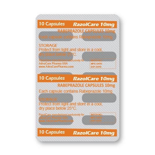 Cápsulas de Rabeprazol (blíster de 10 cápsulas)