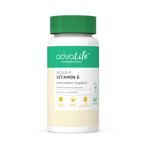 Cápsulas de Vitamina E (frasco de 60 cápsulas blandas)