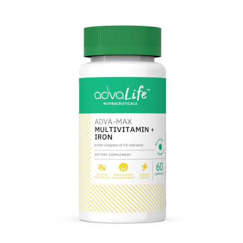 Capsules de Multivitamines + Fer (bouteille de 60 capsules)