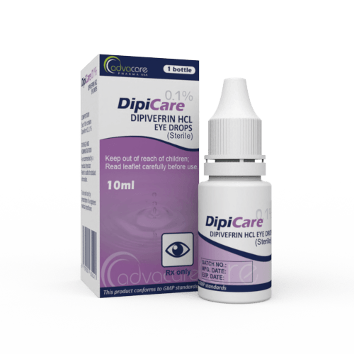 Gouttes Oculaires de Dipivefrine HCl (1 boîte et 1 flacon)