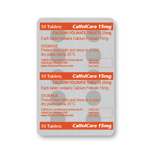 Comprimidos de Folinato de Calcio (blíster de 10 comprimidos)