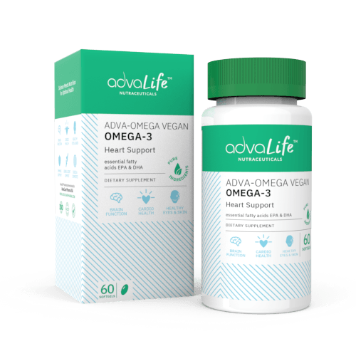 Omega-3 VEGAN Capsules (1 boîte et 1 bouteille)