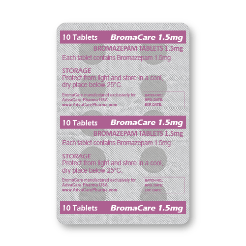 Comprimidos de Bromazepam (blíster de 10 comprimidos)