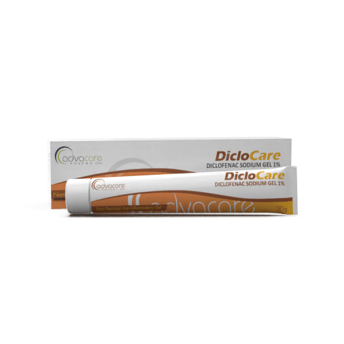 Diclofenac Sodium Gel (1 box and 1 tube)