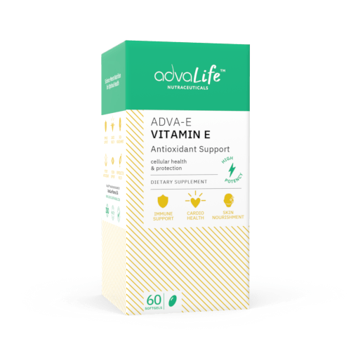 Capsules de Vitamine E (boîte de bouteilles)