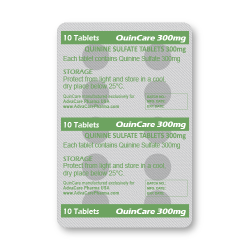 Quinine Sulfate Tablets (blister of 10 tablets)