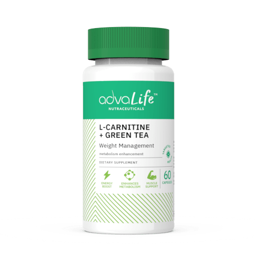 Capsules de L-Carnitine + Thé Vert (bouteille de 60 capsules)