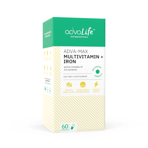 Capsules de Multivitamines + Fer (boîte de bouteilles)