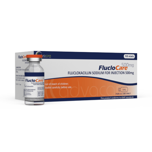 Flucloxacillin Sodium Powder for Injection (1 box and 1 vial)