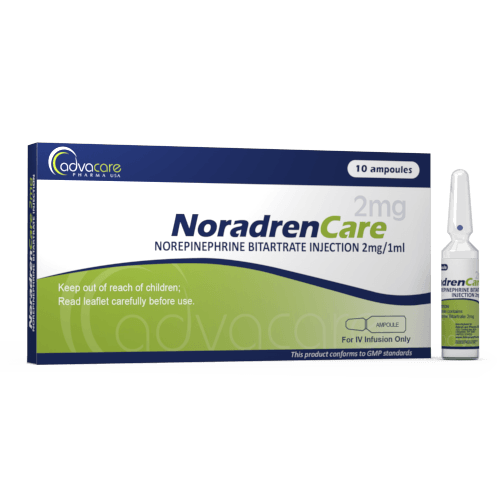 Norepinephrine Bitartrate Injection (1 box and 1 ampoule)