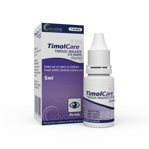 Gouttes Oculaires de Timolol Maléate (1 boîte et 1 flacon)