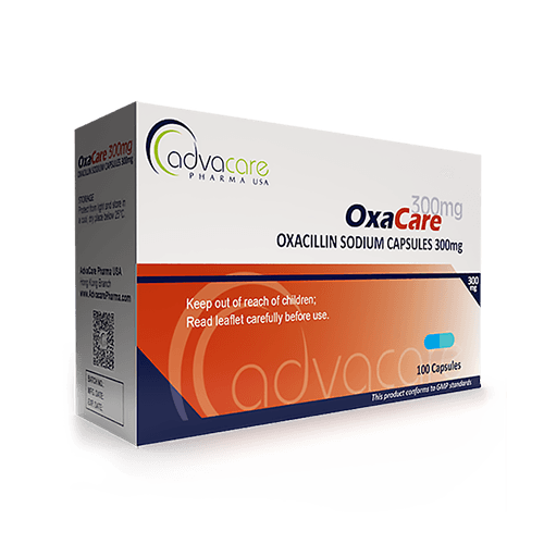 Oxacillin Sodium Capsules (box of 100 capsules)