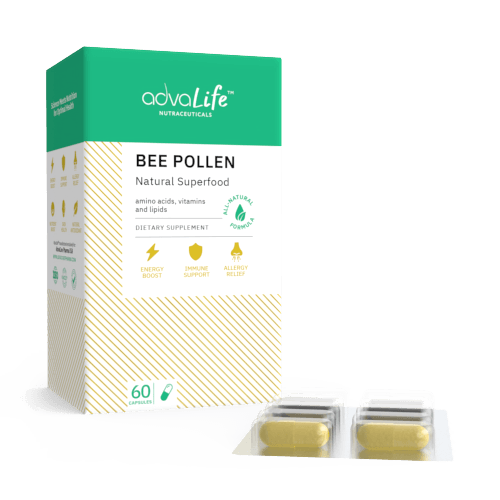 Capsules de Pollen d'Abeille (1 boîte et 1 blister)