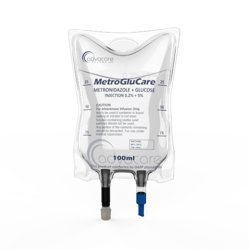 Inyección de Metronidazol + Glucosa (1 Bolsa IV)