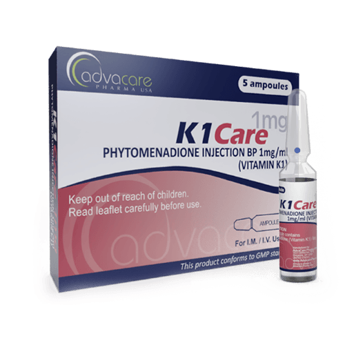 Inyección de Vitamina K1 (1 caja y 1 ampolla)