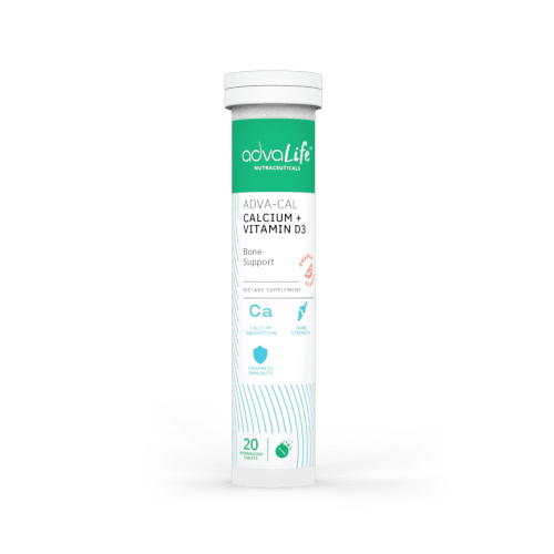Calcium + Vitamin D3 Effervescent Tablets (tube of 20 tablets)