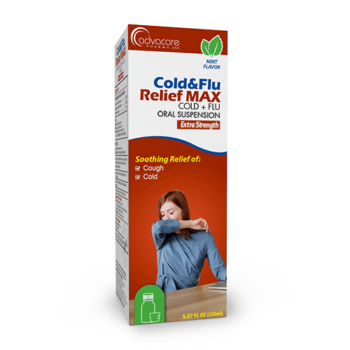 Rhume + Grippe MAX Suspension Orale  (carton de 1 bouteille)