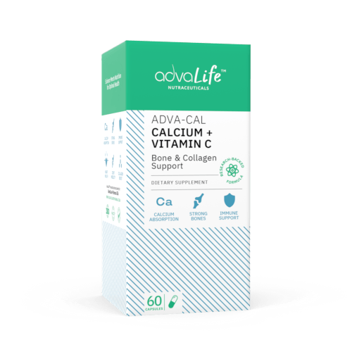 Capsules de Calcium + Vitamine C (boîte de bouteilles)