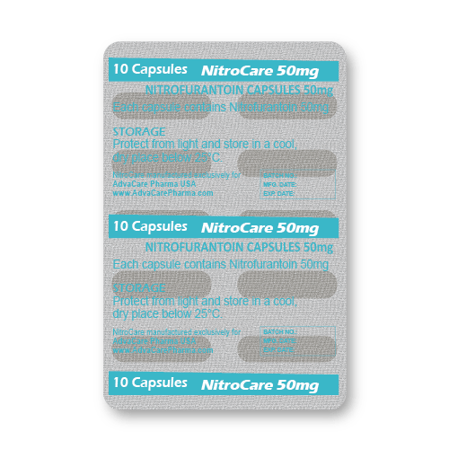 Nitrofurantoïne Capsules (blister de 10 capsules)