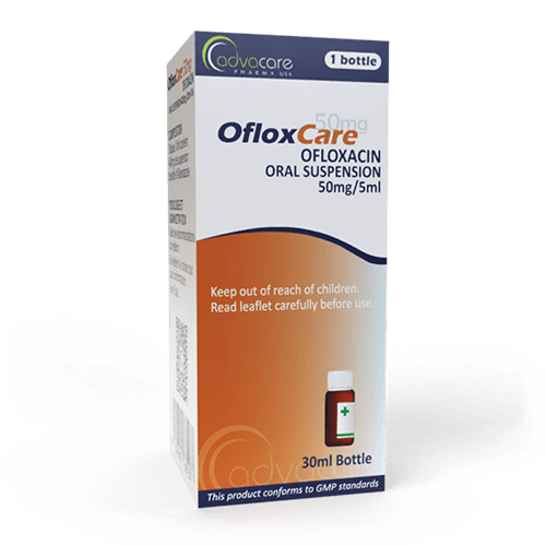 Ofloxacin Oral Suspension (box of 1 bottle)