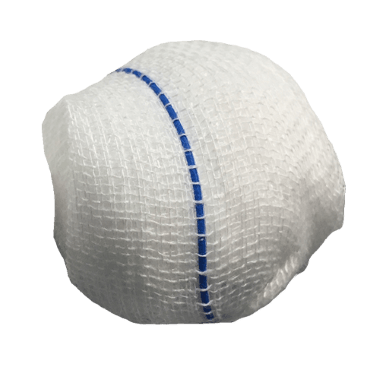 Gauze Balls With Elastic Ring