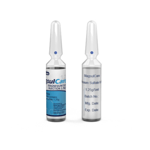 Magnesium Injection (1 ampoule ceramic printing and 1 ampoule labelling)