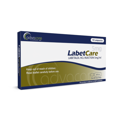 Labétalol HCL Injection (boîte de 10 ampoules)