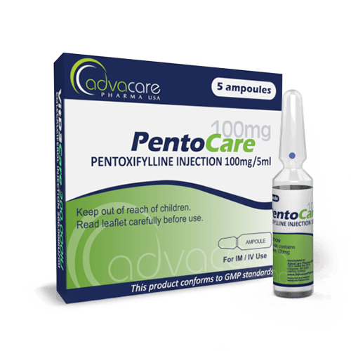 Pentoxifylline Injection (1 box and 1 ampoule)