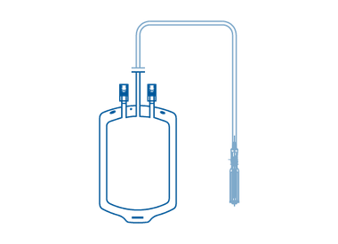 Poche de sang pour transfusion film PVC de soudage