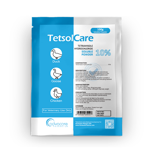 Poudre Soluble de Tétramisole HCl (1 sac)