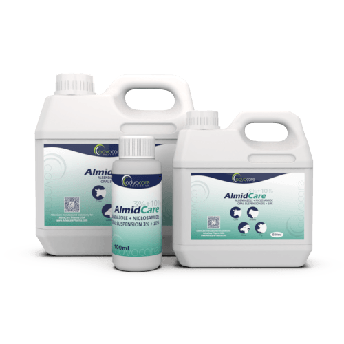 Albendazole + Niclosamide Oral Suspension (100ml bottle, 500ml bottle and 1L bottle)