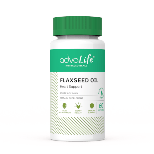 Flaxseed Oil Capsules (bottle of 60 softgels)