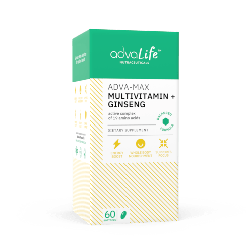 Capsules de Multivitamines + Ginseng (boîte de bouteilles)