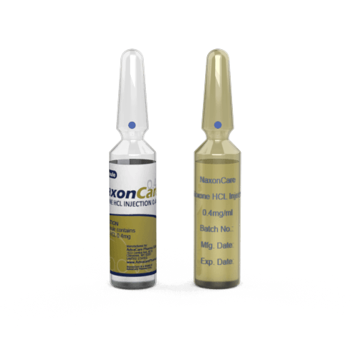 Naloxone Injection (1 ampoule ceramic printing and 1 ampoule labelling)