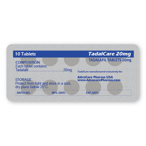 Tadalafil Comprimés (plaquette de 10 comprimés)