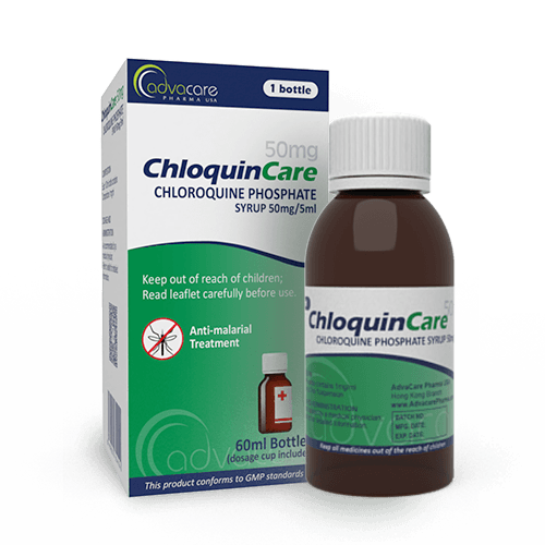 Chloroquine Phosphate Syrup (1 box and 1 bottle)