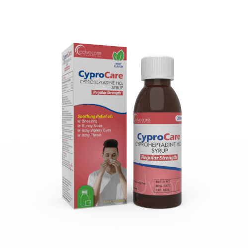 Sirop de Cyproheptadine HCl (1 boîte et 1 flacon)