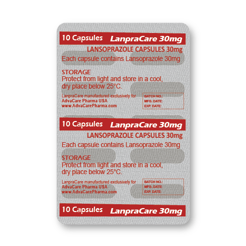 Lansoprazole Capsules (blister of 10 capsules)