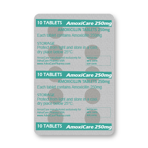 Amoxicillin Tablets (blister of 10 tablets)