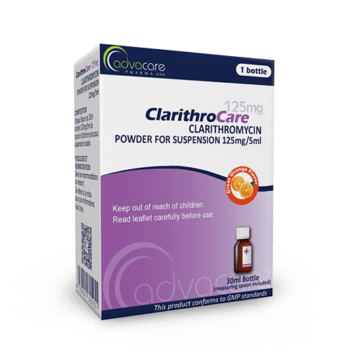 Clarithromycin for Oral Suspension (box of 1 bottle)