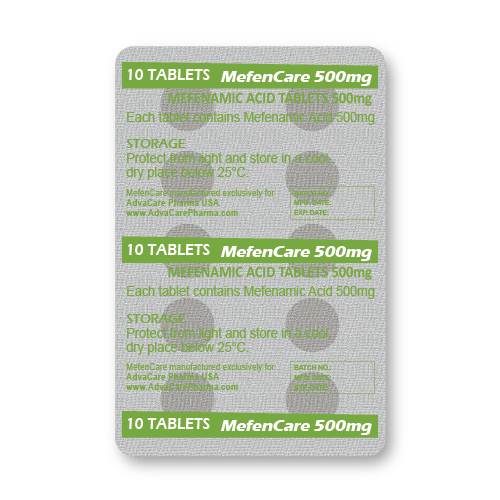 Mefenamic Acid Tablets (blister of 10 tablets)