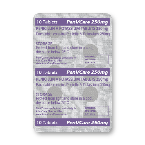 Comprimidos de Penicilina V (blíster de 10 comprimidos)