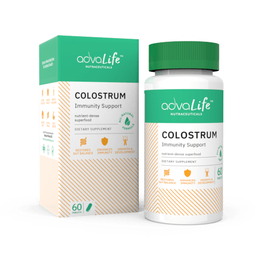 Comprimés de Colostrum (1 boîte et 1 bouteille)