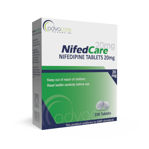 Nifedipine Tablets (box of 100 tablets)