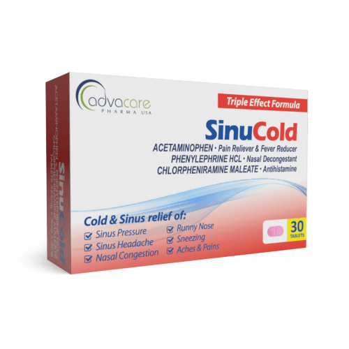 Comprimés Sinus + Rhume (boîte de 30 comprimés)