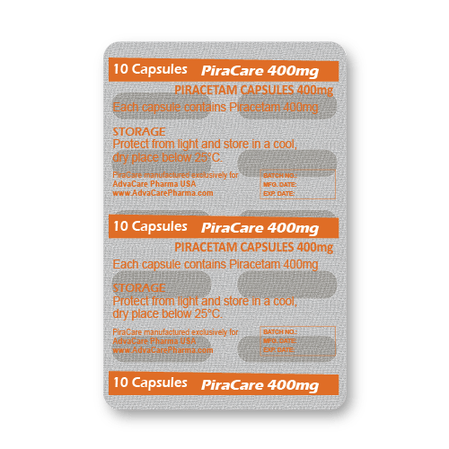 Capsules de Piracetam (blister de 10 capsules)