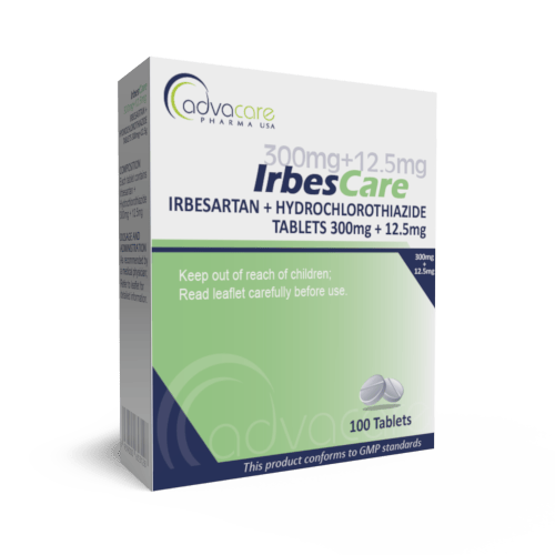 Irbesartan + Hydrochlorothiazide Tablets (box of 100 tablets)