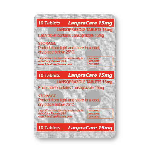 Lansoprazole Tablets (blister of 10 tablets)