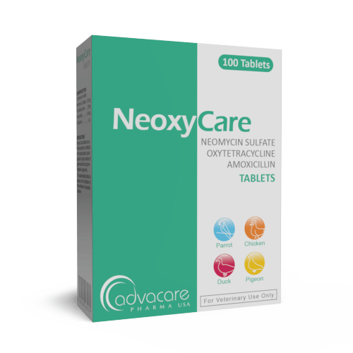 Néomycine Sulfate + Oxytétracycline + Amoxicilline Comprimés (boîte de 100 comprimés)