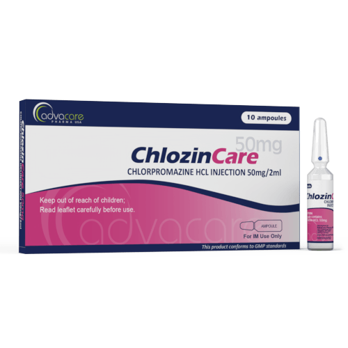 Chlorpromazine HCl Injection (1 box and 1 ampoule)